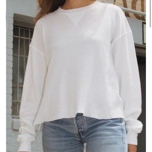 Brandy Melville white long sleeve